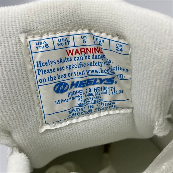 Heeley Propel 2.0 Shoe in White/Gold Size Y6/W7 - Picture 11 of 12